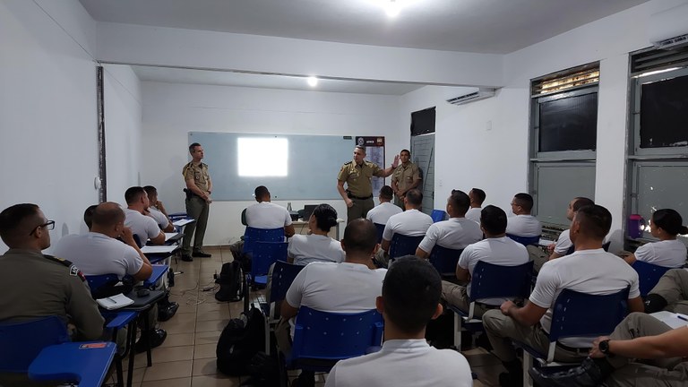 Encerramento da Disciplina de Segurança Física de Instalações e Dignitários no CFO da PMPB