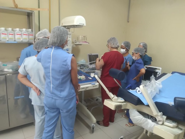 Fisioterapeutas do Hospital de Catolé durante a capacitação.jpg
