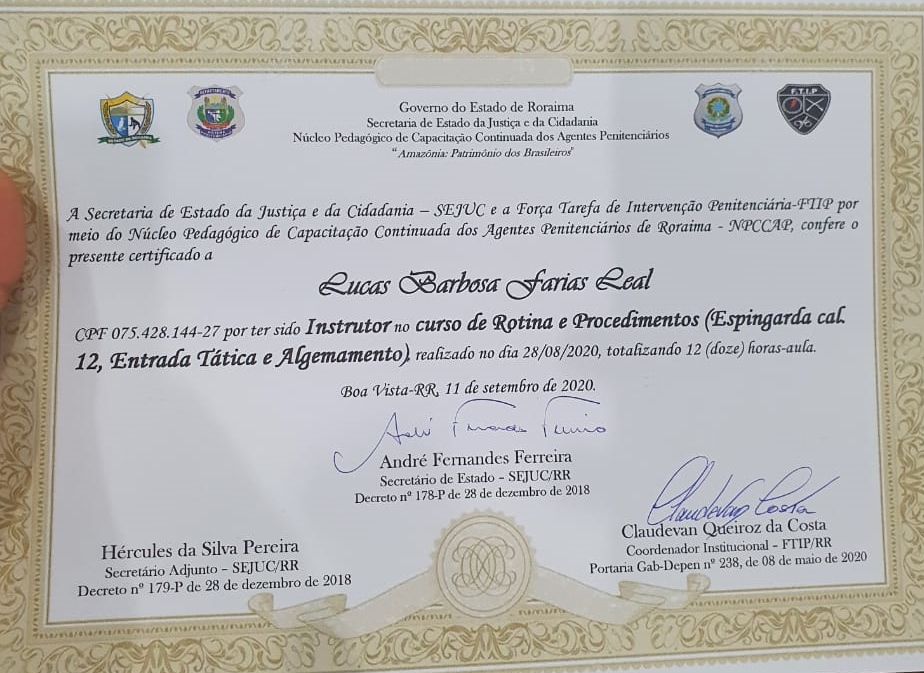 ONLINE CERTIFICADORA UNIDADE PATOS - Certification Agency em Liberdade