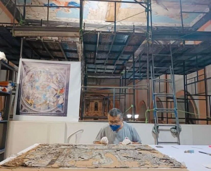 Obras de restauração na nave da igreja matriz do município de Areia serão concluídas em julho