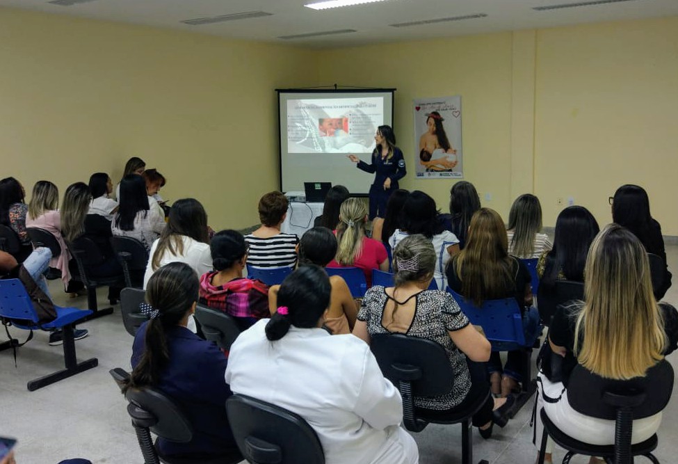 Capacitação ocorrida no auditório do HGM para os Profissionais de saúde das áreas indígenas..jpeg