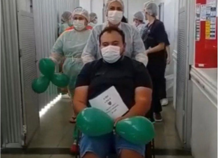 Hoje mais dez pacientes tiveram alta do setor de isolamento Covid do Complexo.jpeg