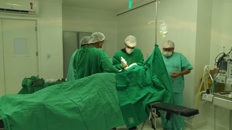 Nos primeiros dois dias do mutirão  foram realizadas 15 cirurgias ortpédicas.jpeg
