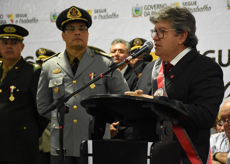 20_08_19 Governador participa da solenidade do patrono da Polícia Militar da Paraíba (35).JPG