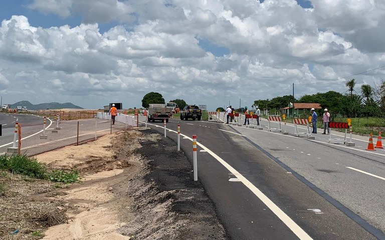 liberada segunda alca do desvio da BR 230 para obras do canal acauaa aracagia (2).jpg