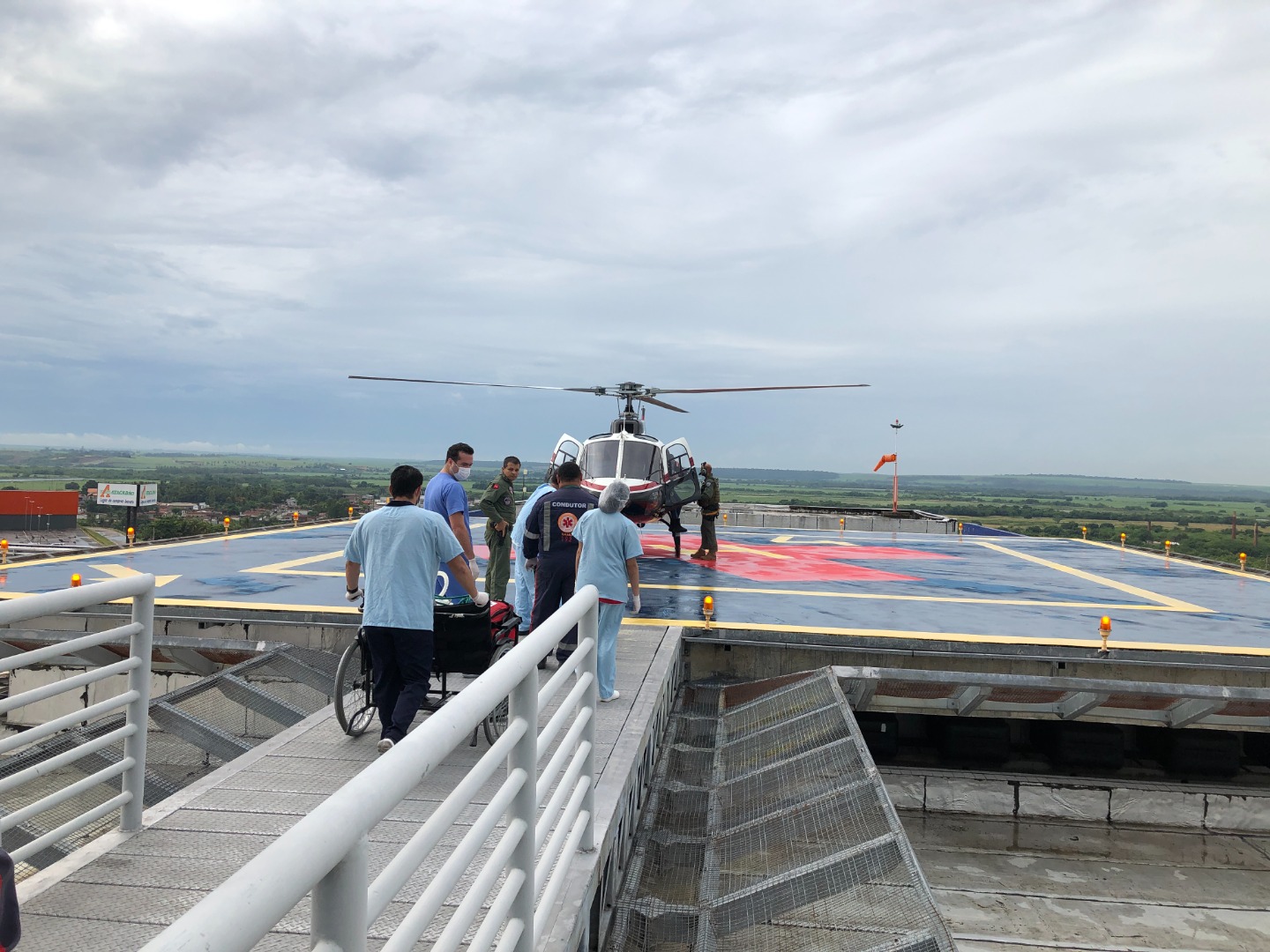 Pleno funcionamento Programa Coração Paraibano junto ao resgate aeromédico transfere mais uma vítima de infarto para o Metropolitano 3.JPG