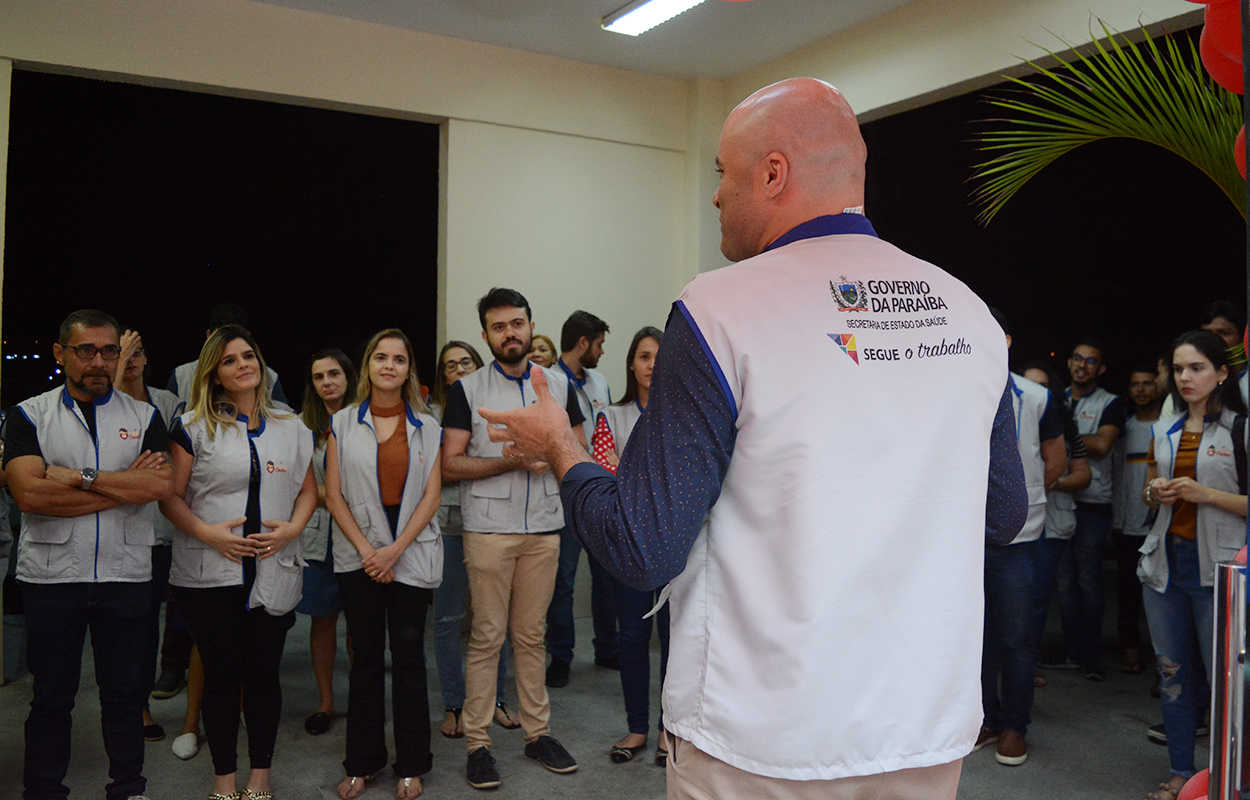 recepcao dos voluntario da caravana rede cuidar no HGM.JPG