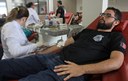 agentes e secretario da seap doam sangue no hemocentro pb foto ricardo puppe (3).JPG