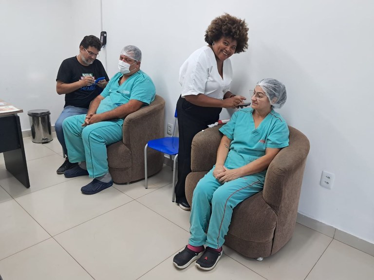 O cuidar do outro também foi trabalhado durante as ações do Setembro Amarelo no Hospital de Patos.jfif